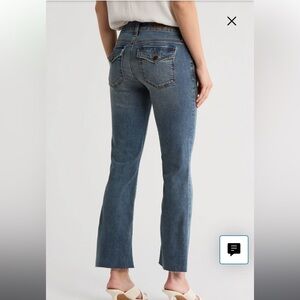 KUT from the Kloth Nikki Mid Rise Ankle Flap Pockets Flare Size 8